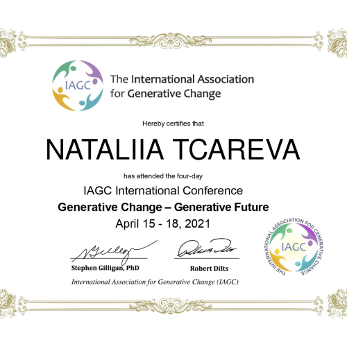 Conference IAGC 2021 Tsareva Natalia